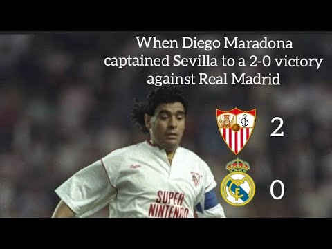 Diego Maradona Vs Real Madrid 1992