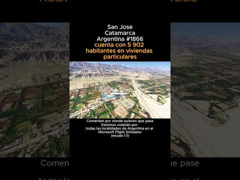 San Jose, Catamarca desde el Microsoft Flight Simulator #sanjose #catamarca #argentina #msfs2024