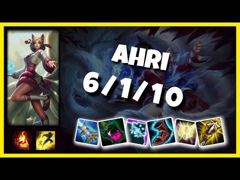 KOREAN Challenger Ahri MID (6/1/10) vs SYLAS Gameplay Replay - Patch 10.19