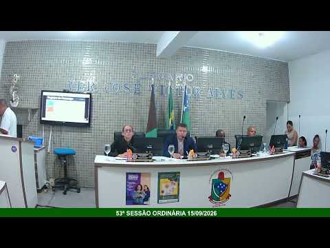 53ª SESSÃO ORDINÁRIA 15/09/2026
