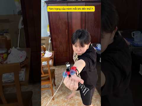 SỰ KHÁC BIỆT TÂM TRẠNG NGÀY THỨ 7 - CHỦ NHẬT VÀ THỨ 2 KIỂU 🤣 #shorts