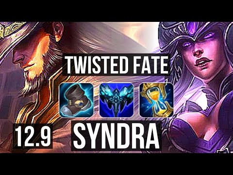 TWISTED FATE vs SYNDRA (MID) | 3.7M mastery, 5/1/6, 500+ games | BR Master | 12.9