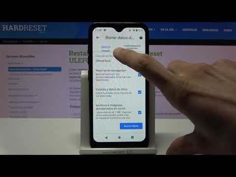 Cómo borrar historial en ULEFONE Note 8P - historial de Google Chrome