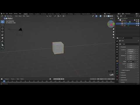 Move, Rotate and Scale in Blender 3D animation (Beginner tutorials)