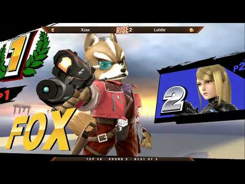 Rise 2018 Top 48 WR2 - Luhtie (Zero Suit Samus) vs Xzax (Fox) Part 2