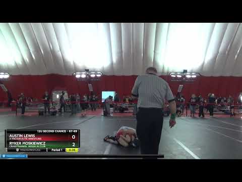 12U Second Chance 67-69 Austin Lewis X-Factor Elite Wrestling Vs Ryker Moskiewicz CrassTrained: We