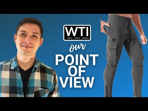 BROKIG Mens Cargo Gym Joggers Pants - WTI product video review