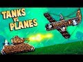 AIR STRIKE INCOMING!  Planes vs Tanks in Forts (Forts Multiplayer Gameplay)