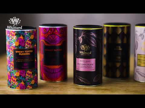 Whittard of Chelsea - Caixa de presente luxuosa de chocolate quente personalizável