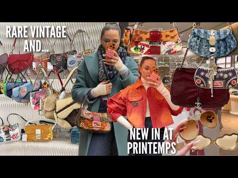 SO MANY BAGS! 2026 Luxury Shopping Vlog - Vintage Show & Printemps