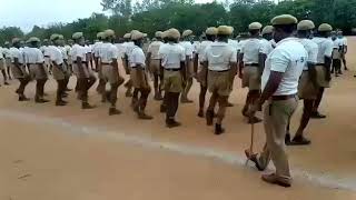 Police March Drill With Rafis Songs