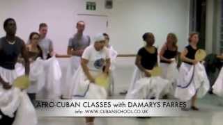 AFRO-CUBAN (OSHUN/OCHUN) dance class with Damarys Farres from DCSArts