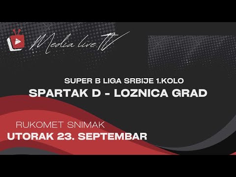 ŽRK Spartak (Debeljača)  - ŽRK  Loznica Grad (Loznica), SNIMAK (23.09.2025).