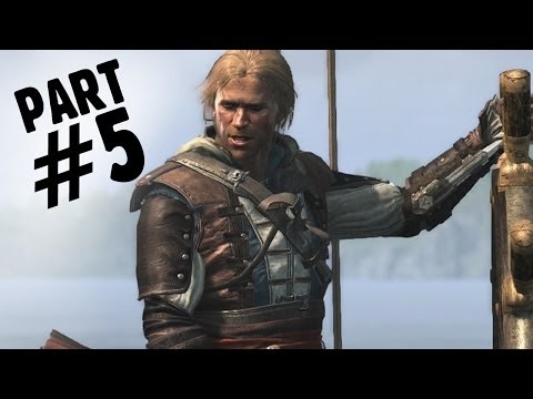 Assassin's Creed 4 Black Flag Walkthrough Part 5 - The Treasure Fleet 100% -  AC4 Let's Play