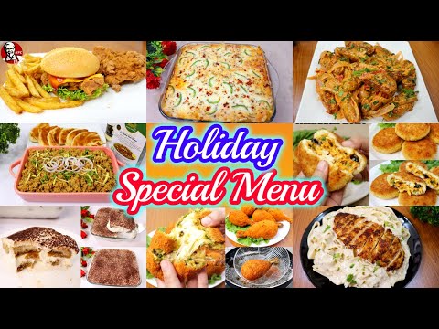 Holiday Special Menu Recipes 2022 | New Year Special Menu Recipes |Holiday Dinner Menu By Chef Maria