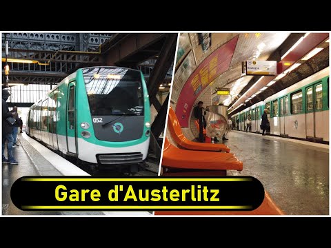 Metro Station Gare d'Austerlitz - Paris 🇫🇷 - Walkthrough 🚶