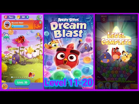 Angry Birds Dream Blast - Level 11-20 - Gameplay (iOS & Android)