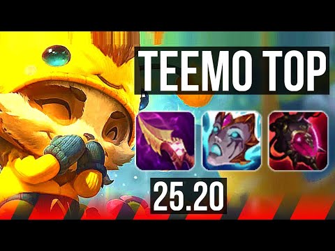 TEEMO vs VOLIBEAR (TOP) | 15/2/7, 52k DMG, 600+ games, Godlike, Comeback | NA Master | 25.20