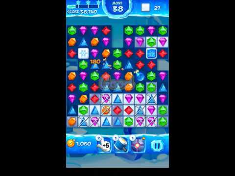 Jewel Pop Mania:Match 3 Puzzle Level 53 ( Jewel Ice Episode ) - Walkthrough ( No Booster )
