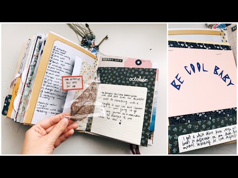 junk journal with me  process video ideas tips
