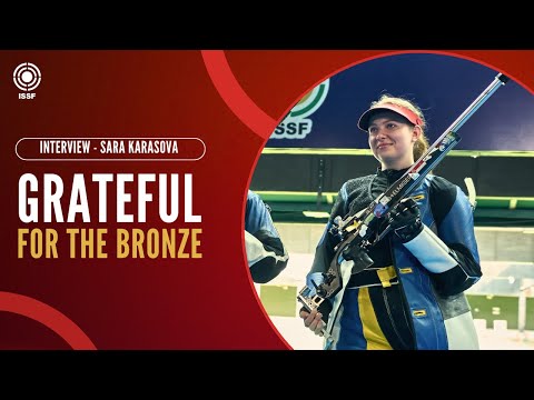 Interview | Sara Karasova 🇨🇿🥉 50m Rifle 3 Positions Women - ISSF World Cup Lima