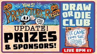 PROMPTOBER PRIZES REVEALED! 🎃 Draw With Us LIVE