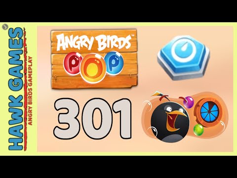 Angry Birds Stella POP Bubble Shooter Level 301 - Walkthrough, No Boosters