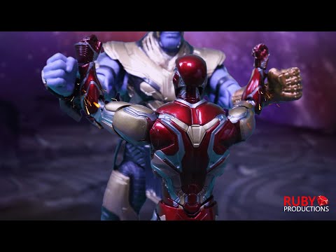 IRON MAN vs THANOS (Stop Motion)