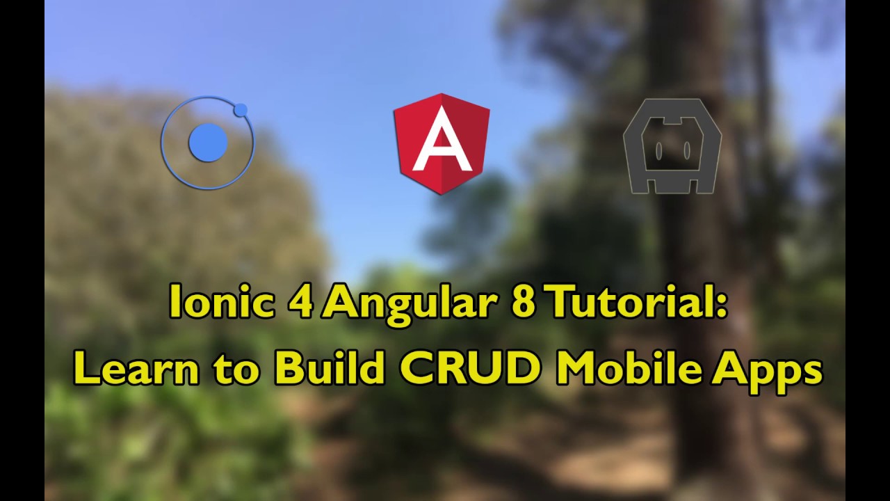 Ionic 4 Angular 8 Tutorial: Learn to Build CRUD Mobile Apps  + Source Code