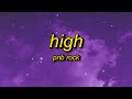 PnB Rock - High (Lyrics) slowed + reverb | girl i love it when we high