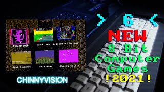 ChinnyVision - Ep 395 - *6* NEW 8 Bit Computer Games 2021