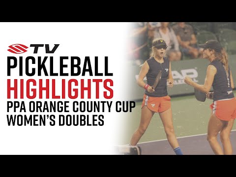 Leigh Waters' Great Defense Pickleball Highlight - Orange County Cup Women's Doubles