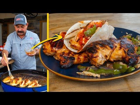 How to Grill JUICY CHICKEN FAJITAS with a Flavorful MARINADE Recipe