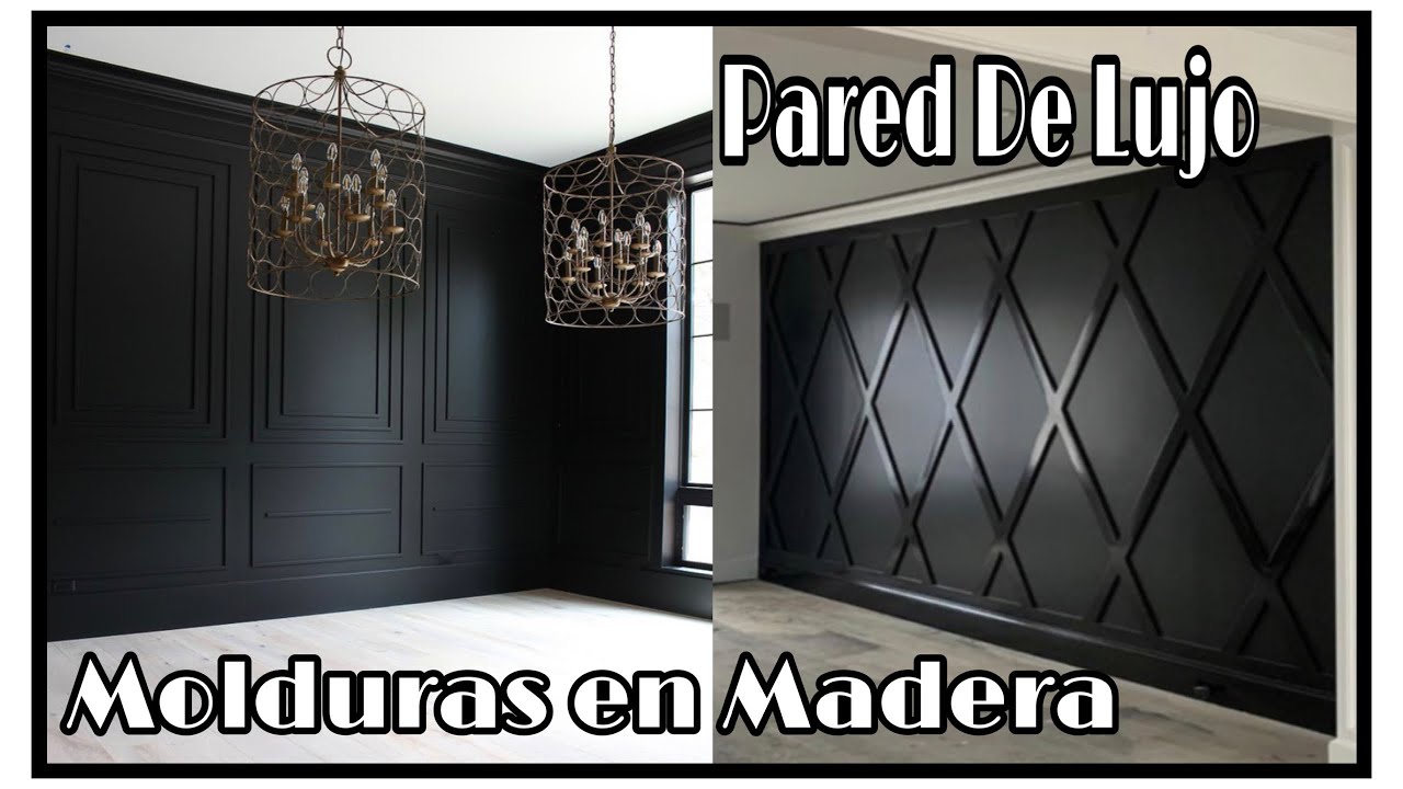 Molduras de Madera en Pared|| Ultima Tendencia