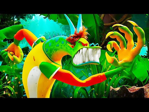 Drac And Johnny In The Jungle Scene | HOTEL TRANSYLVANIA TRANSFORMANIA (2022) Movie CLIP HD