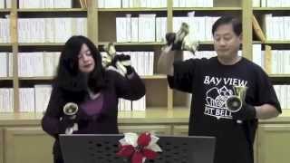 Larry and Carla - Bring a Torch, Jeanette, Isabella (Handbell Duet)
