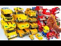 The Best Yellow TRANSFORMERS Bumblebee Assemble: Stopmotion Robot Tobot Optimus Prime of the BEASTS