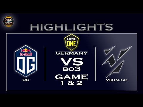 OG vs Vikin.gg Game 1 & 2 Highlights ESL One Germany 2020 EU/CIS - DOTA 2