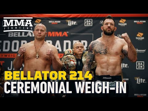 Bellator 214 Ceremonial Weigh-In Highlights - MMA Fighting