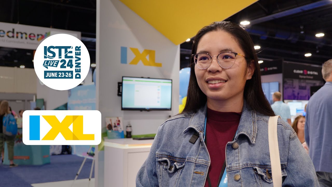 IXL educator interview at the ISTE booth, video preview