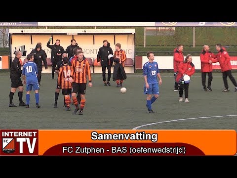 Samenvatting FC Zutphen - BAS oefenwedstrijd (3-0)