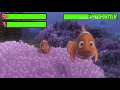 Finding Nemo 2003 Barracuda Attack With Healthbars