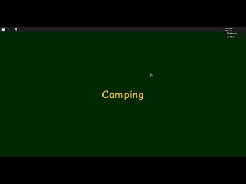 Camping - Full playthrough - Roblox