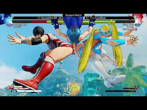 FX | HyruleHiro.BR (Chun-Li) vs. TGS | CeroBlast (R.Mika) - SFV Online Ranked GM vs. UGM