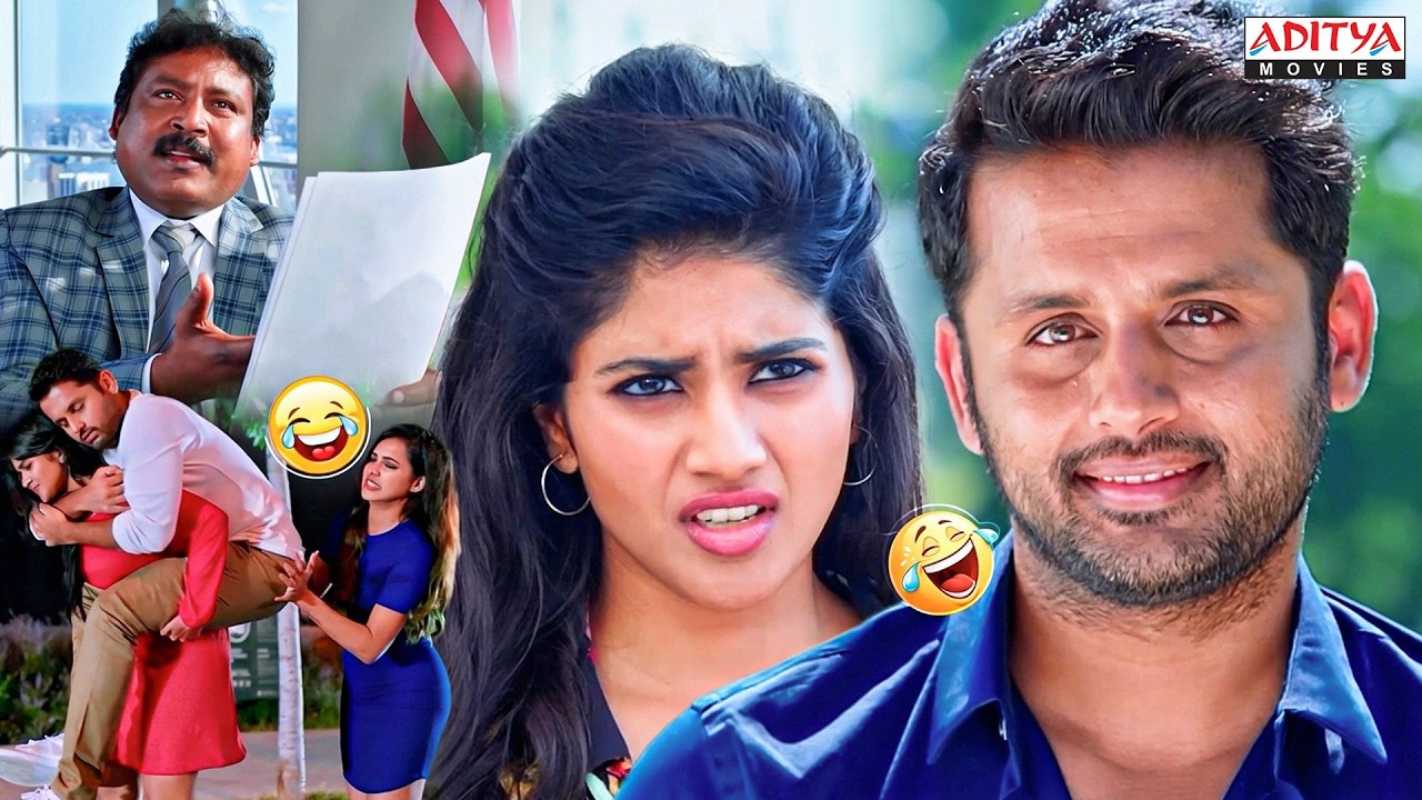 Nithin, Megha Akash Ka Ultimate Scenes | A Aa 2 Hindi Dubbed Movie | South Movie | Aditya Movies
