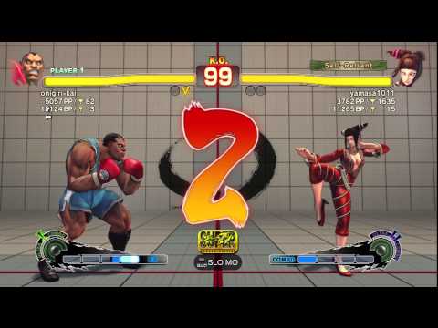 onigiri-kai [Balrog] vs. yamasa1011 [Juri] | SSF4 AE
