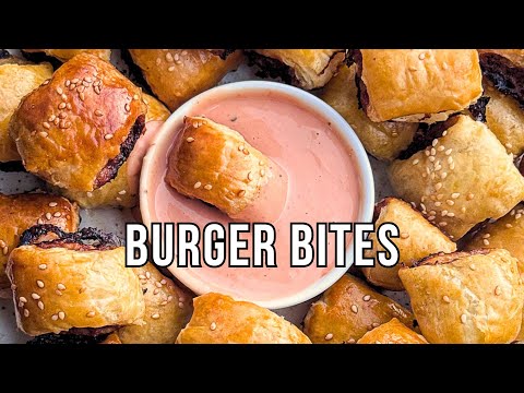Burger Puff Pastry Bites | Smoked or Baked – The Ultimate Party Appetizer!
