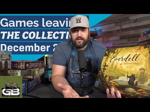 Games Leaving My Collection December 2021 - Learning to let go