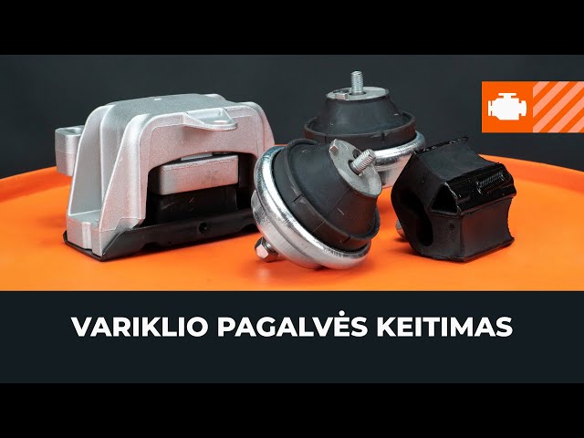 Peržiūrėkite vaizdo įrašo vadovą, kaip pakeisti RENAULT CLIO IV Variklio montavimo rėmas