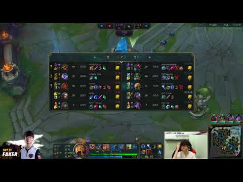 Faker Azir mid vs Taliyah // SKT T1 Faker Stream rank kr Patch 8.6